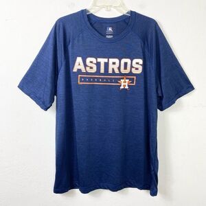 Men’s Genuine Merchandise Houston Astros Baseball Navy Blue Athletic Tshirt XXL